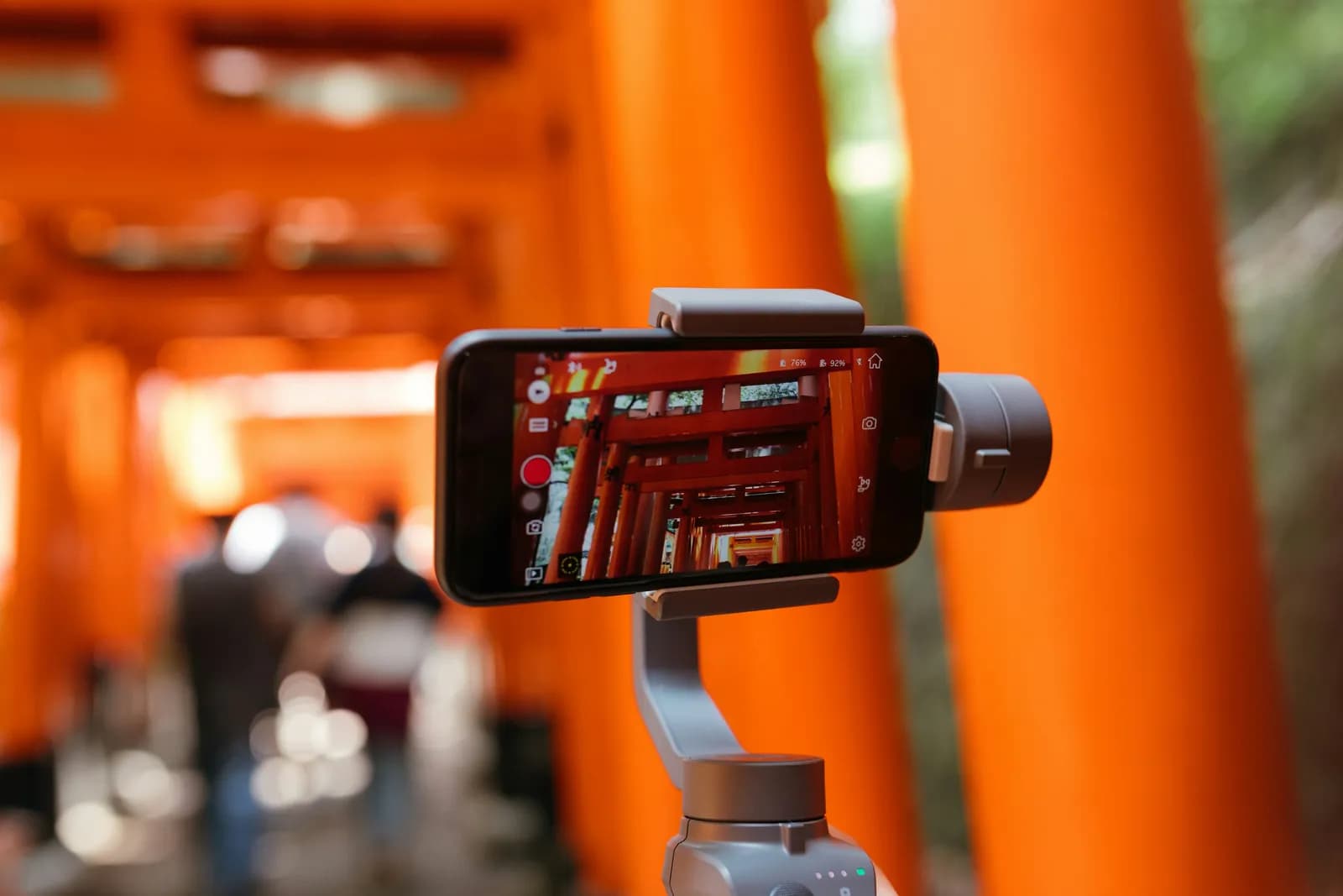 Video transcoding concept - phone camera recording